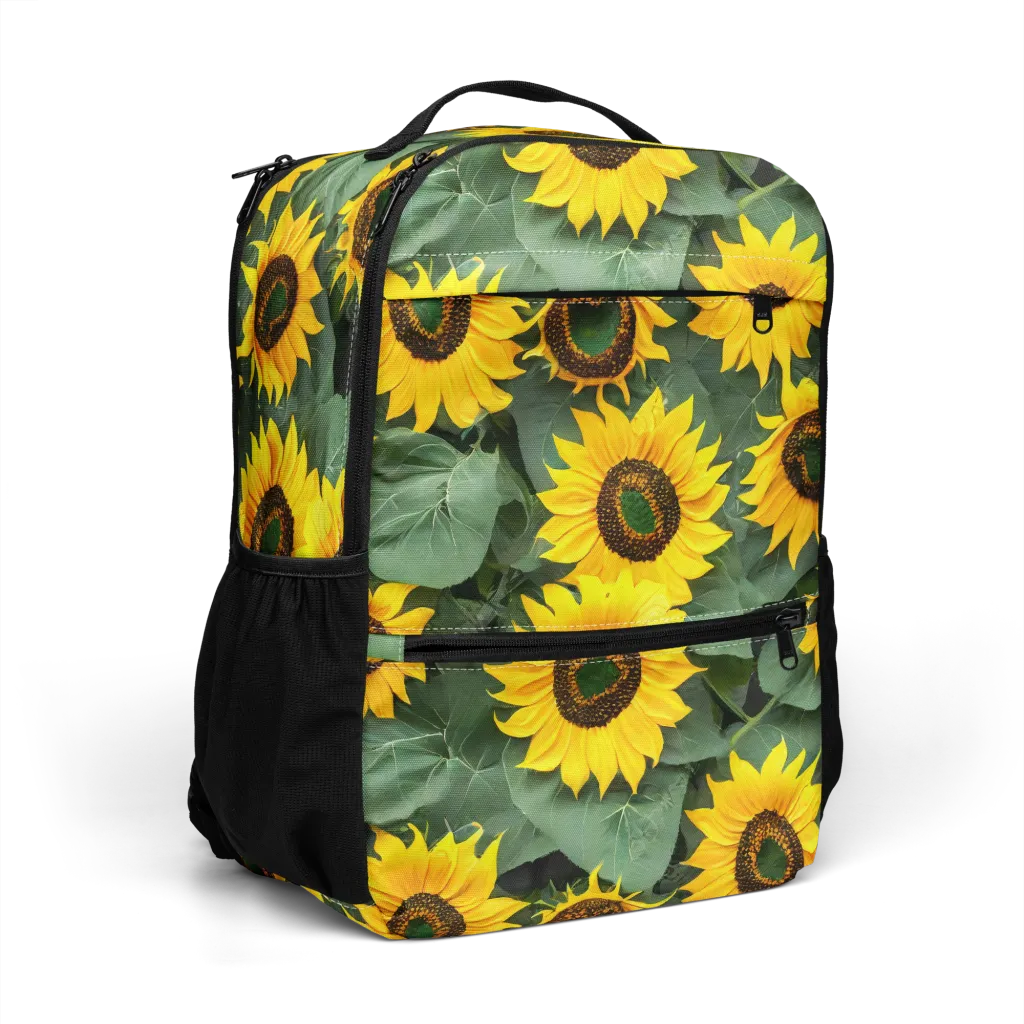 Sunlit Harvest on Utility Backpack — Right Front