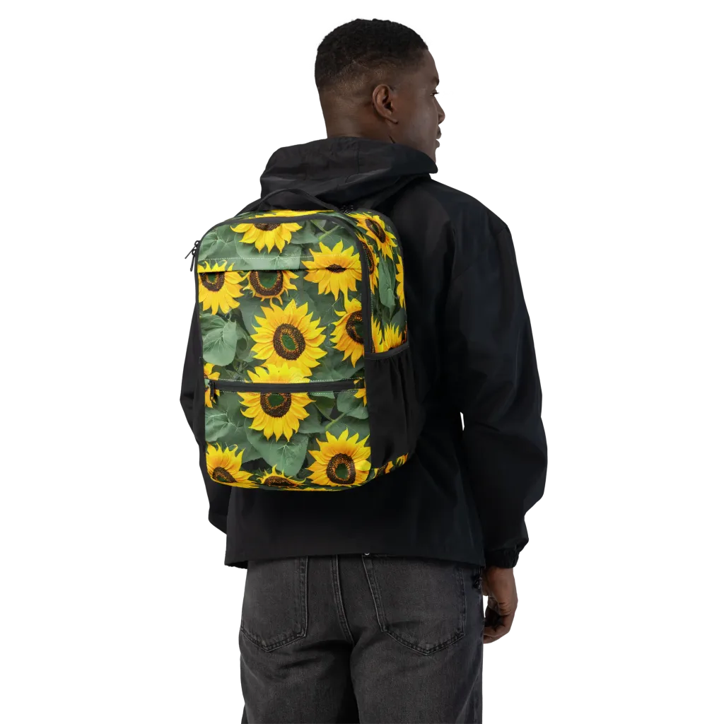 Sunlit Harvest on Utility Backpack — Back