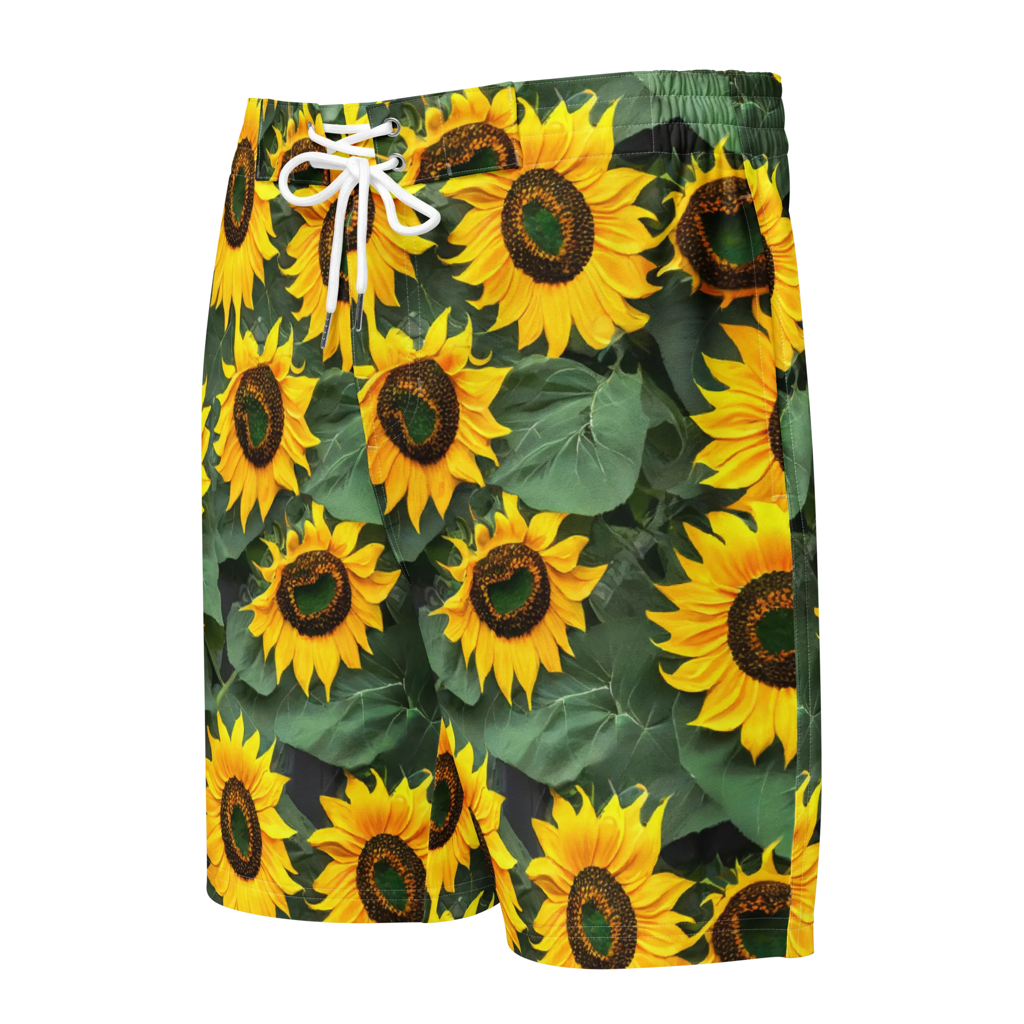 Sunlit Harvest on Men's Board Shorts — Front