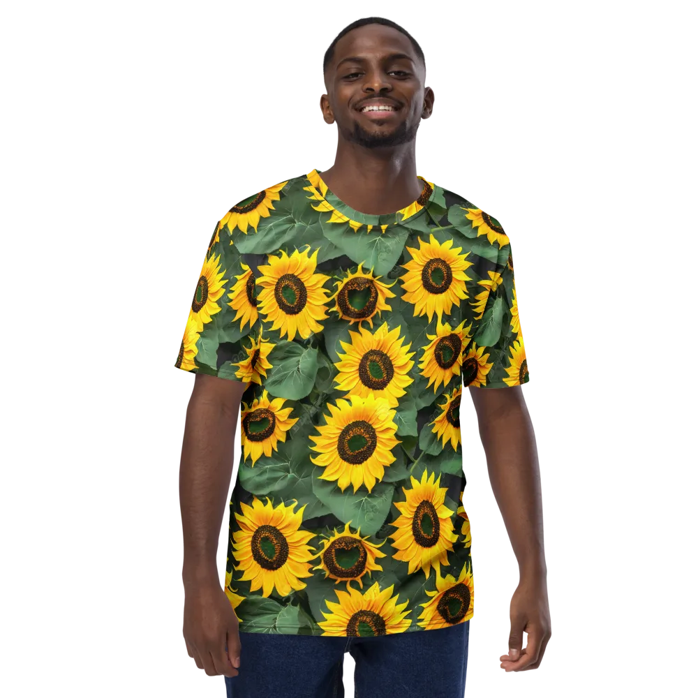 Sunlit Harvest on Men's Crew Neck T-Shirt — Front