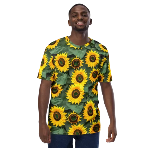 Sunlit Harvest on a Men's Crew Neck T-Shirt