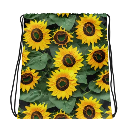 Sunlit Harvest on a Drawstring Bag