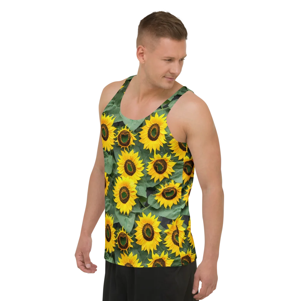 Sunlit Harvest on Men's Tank Top — Left Front