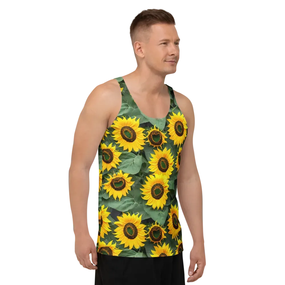 Sunlit Harvest on Men's Tank Top — Right Front