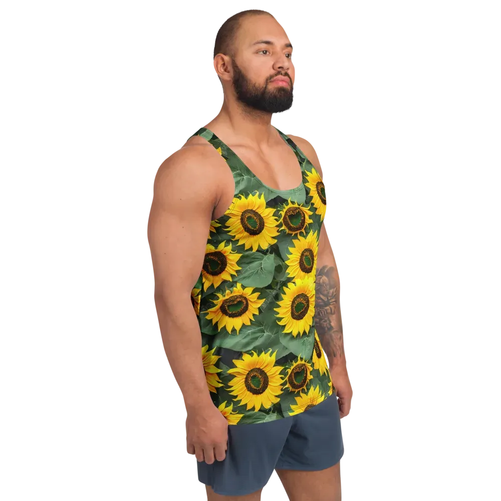 Sunlit Harvest on Men's Tank Top — Right Front