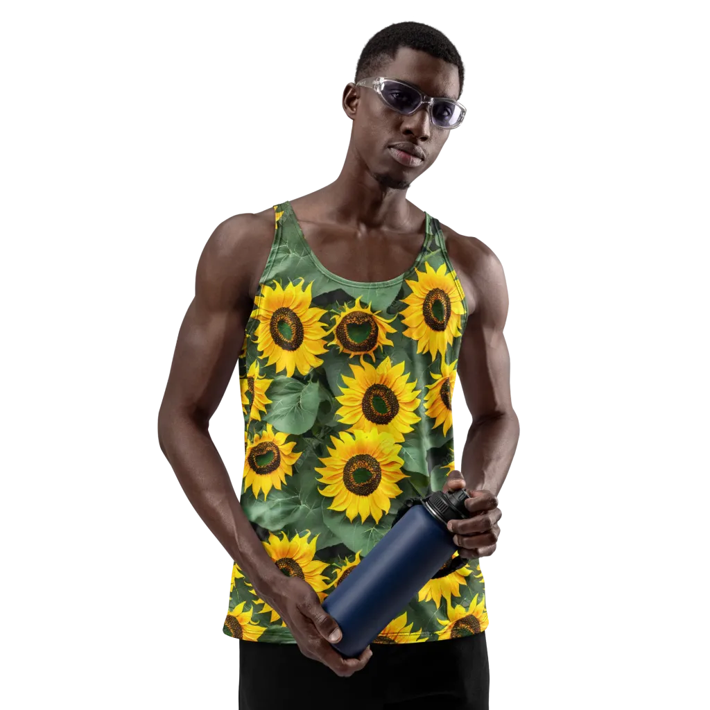 Sunlit Harvest on Men's Tank Top — Front