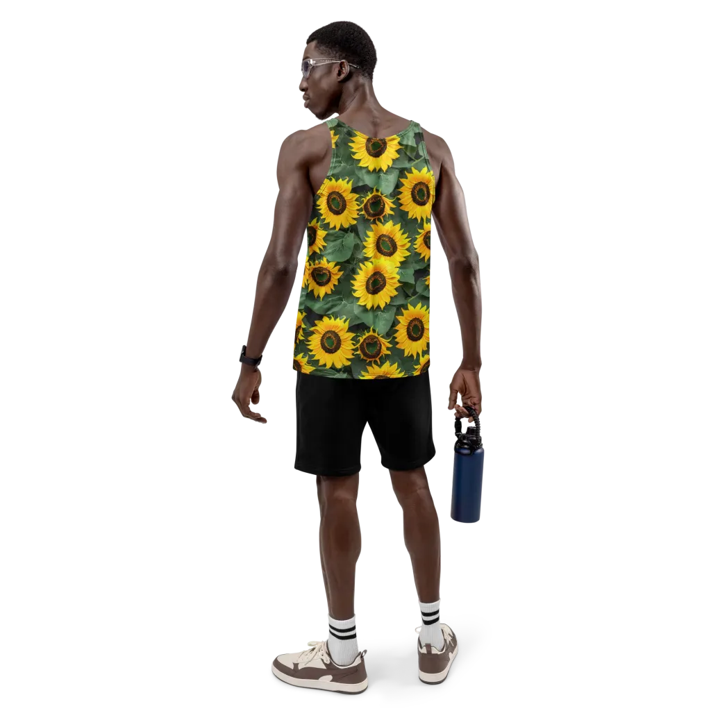 Sunlit Harvest on Men's Tank Top — Back