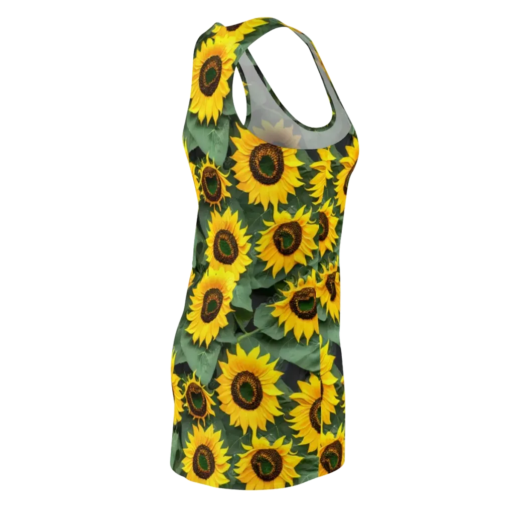 Sunlit Harvest on Racerback Dress — Back Side