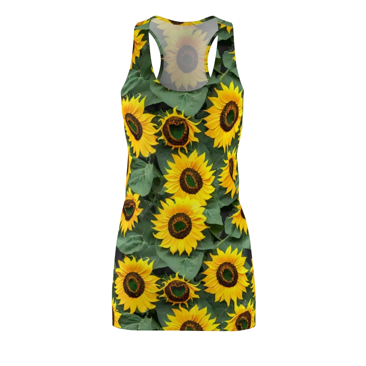 Sunlit Harvest on Racerback Dress — Front