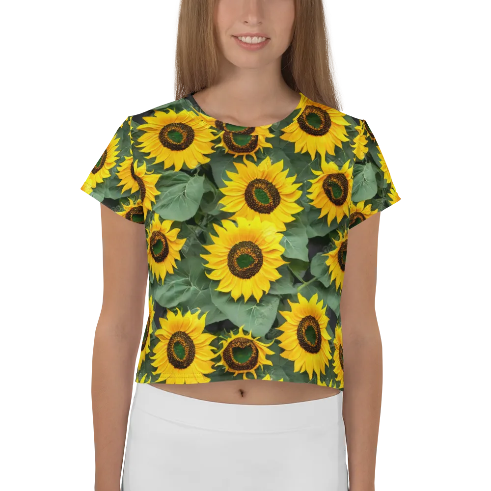 Sunlit Harvest on Crop Tee — Front
