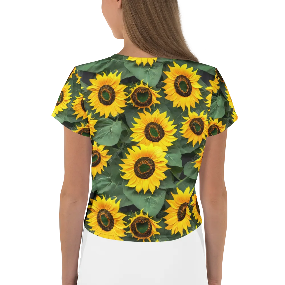 Sunlit Harvest on Crop Tee — Back