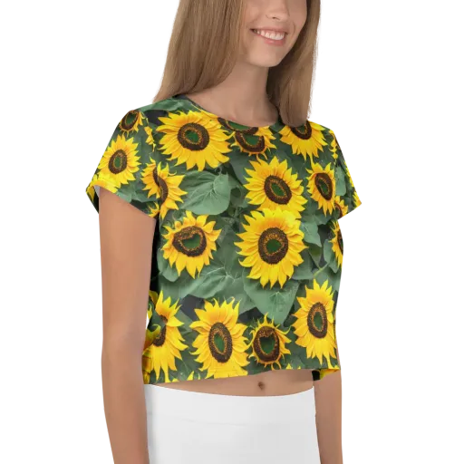 Sunlit Harvest on a Crop Tee