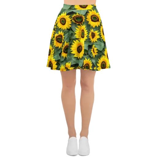 Sunlit Harvest on a Skater Skirt