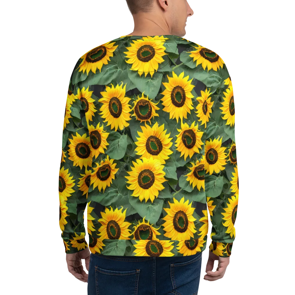 Sunlit Harvest on Sweatshirt — Back