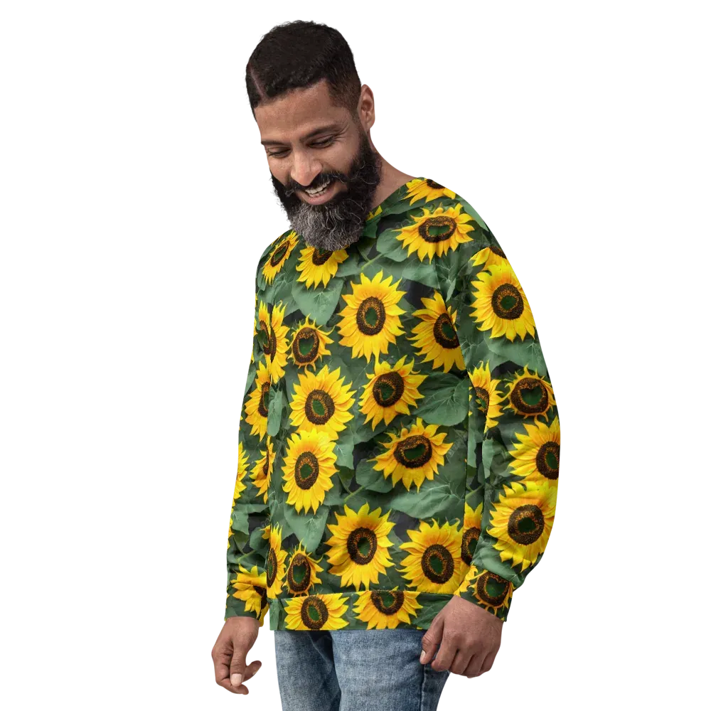 Sunlit Harvest on Sweatshirt — Left Front