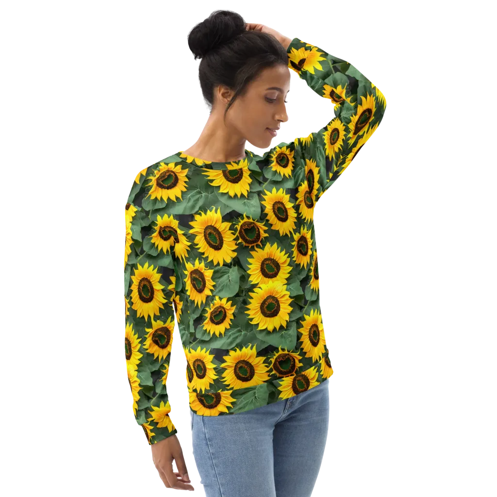 Sunlit Harvest on Sweatshirt — Right Front