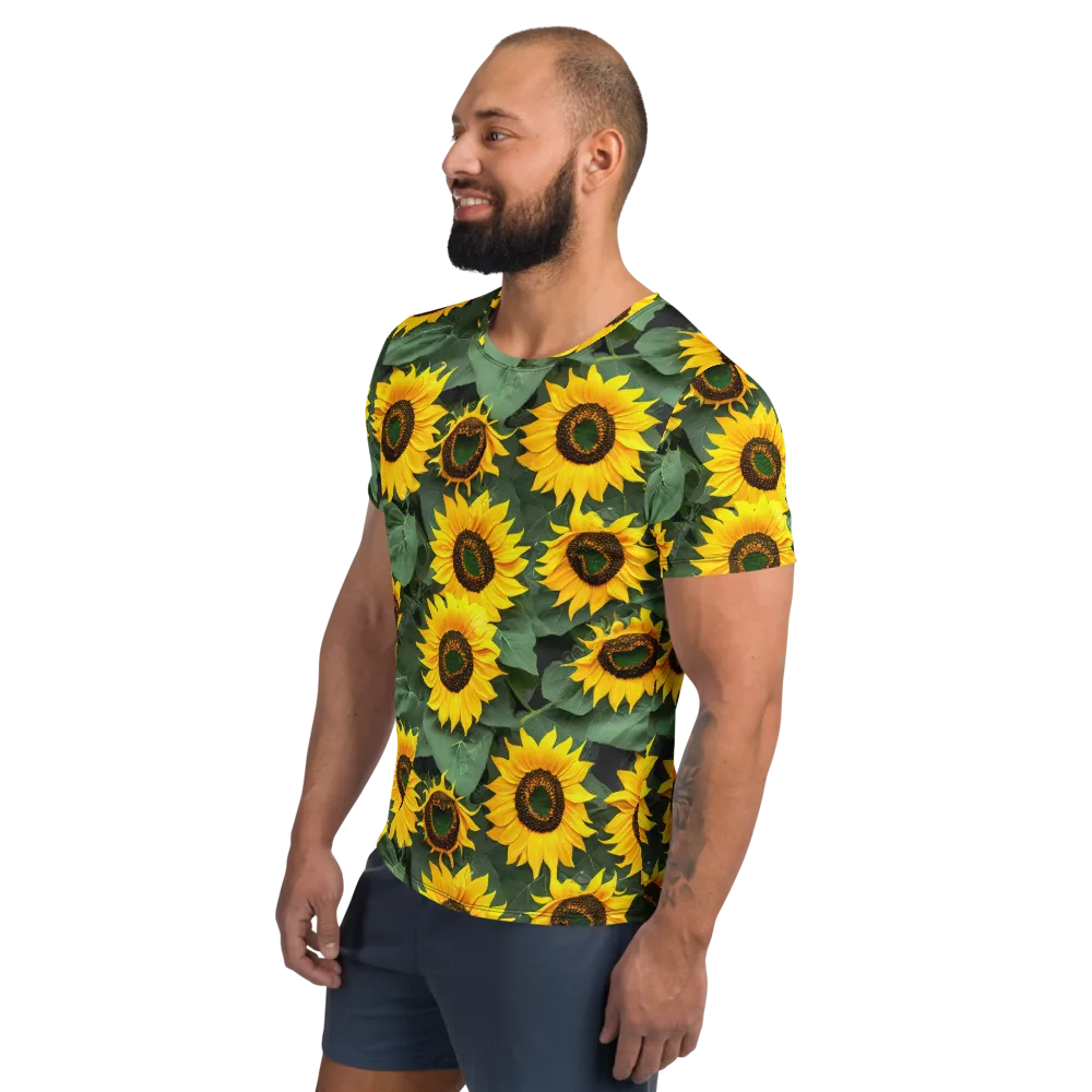 Sunlit Harvest on Men's Athletic T-Shirt — Left