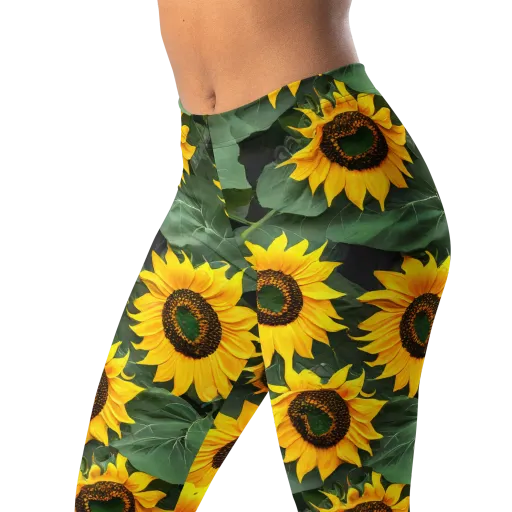 Sunlit Harvest on a Leggings