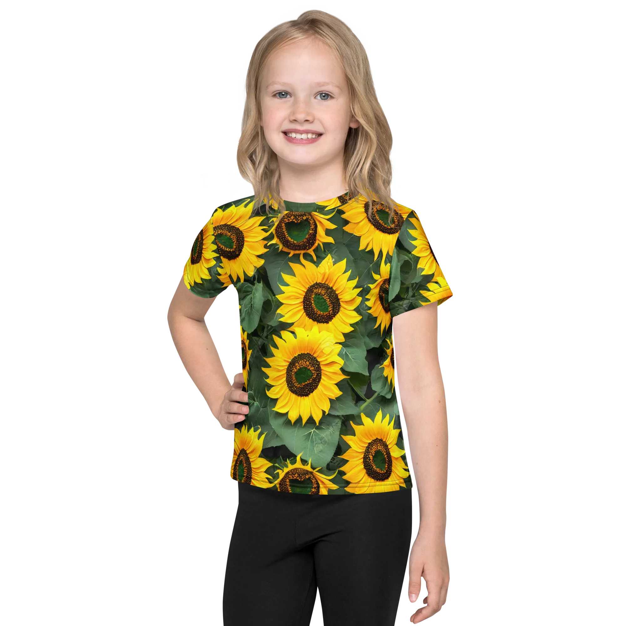 Sunlit Harvest on Kids Crew Neck T-Shirt — Front