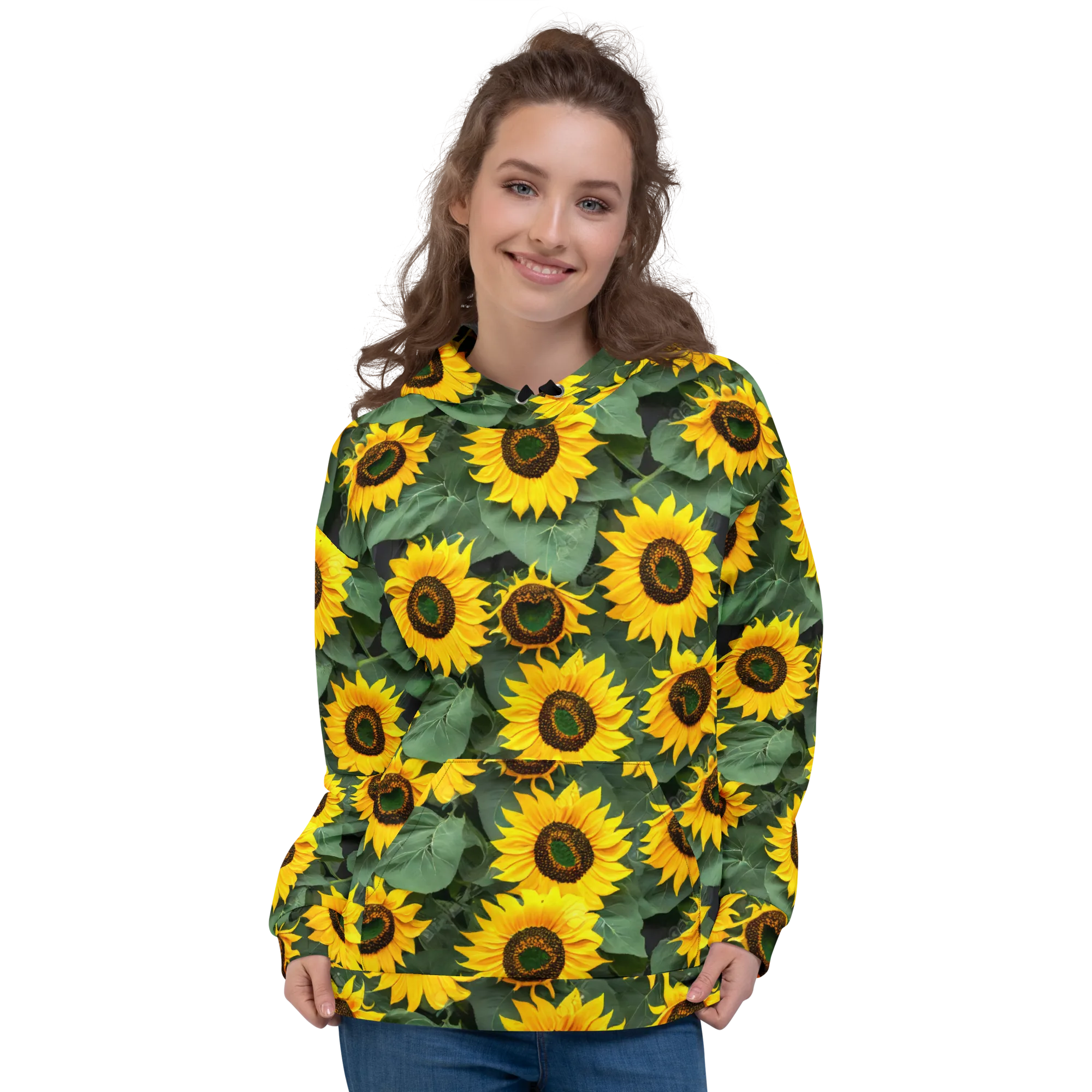 Sunlit Harvest on Hoodie — Front