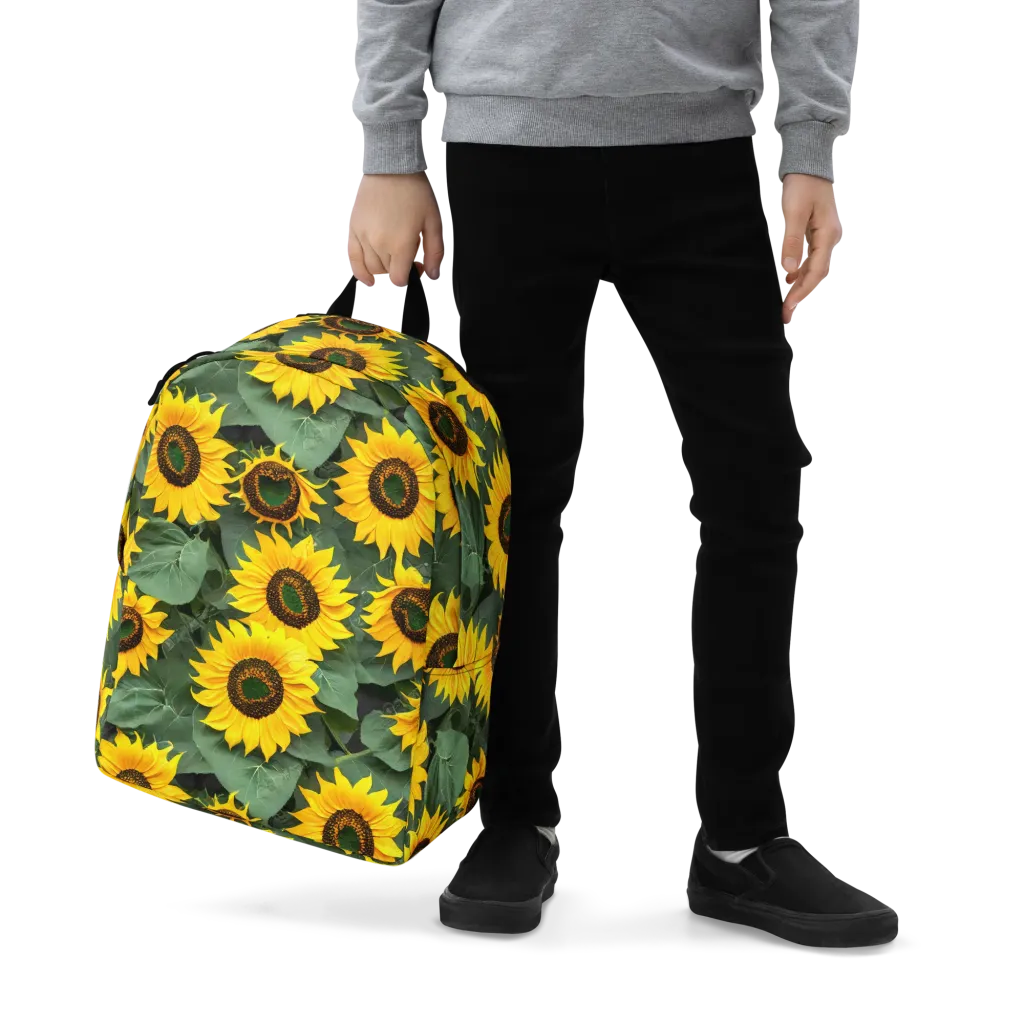 Sunlit Harvest on Minimalist Backpack — Zoomed-in