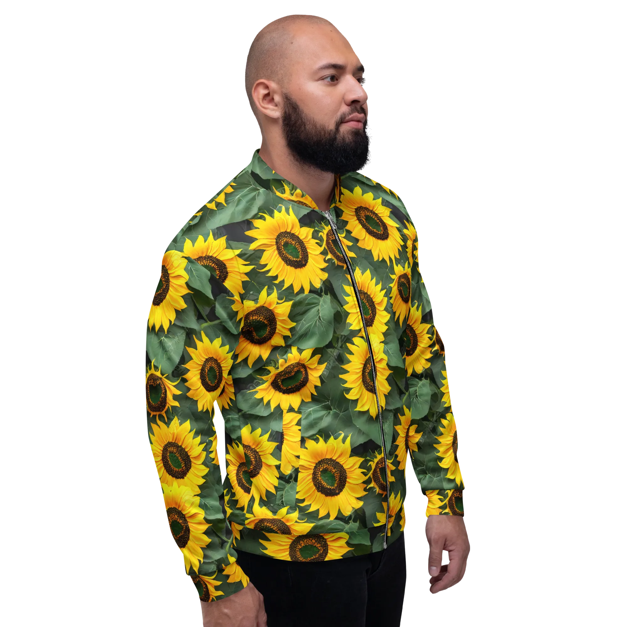 Sunlit Harvest on Bomber Jacket — Right