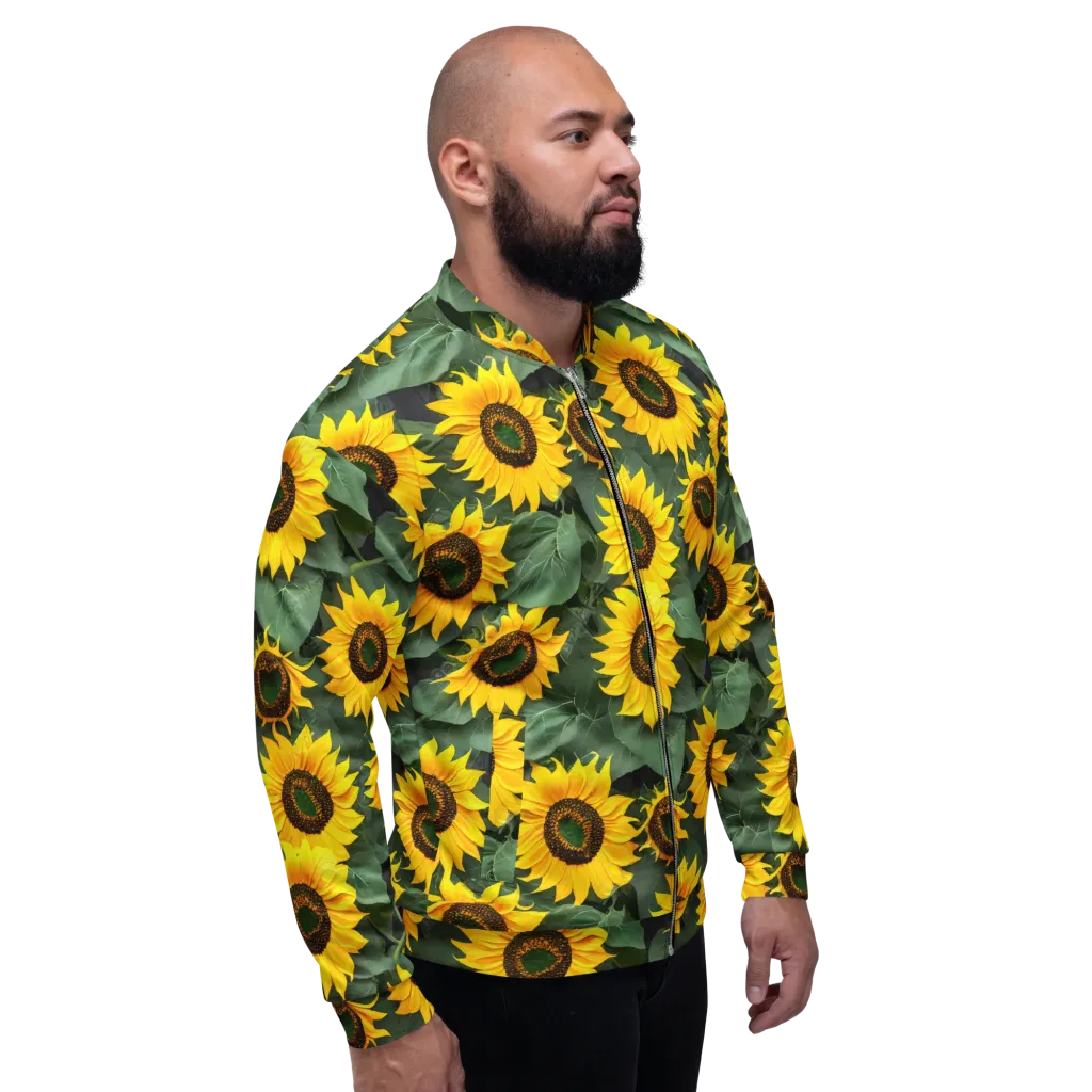 Sunlit Harvest on Bomber Jacket — Right