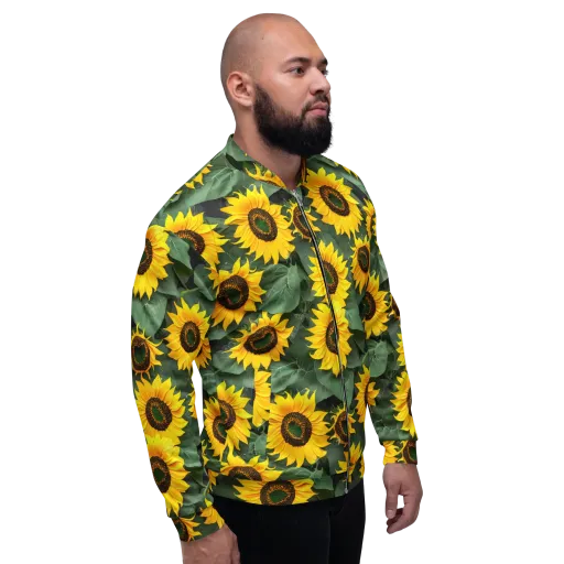 Sunlit Harvest on a Bomber Jacket