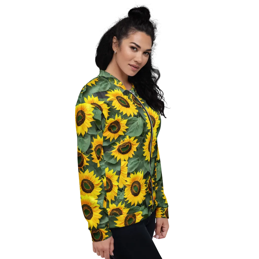 Sunlit Harvest on Bomber Jacket — Right