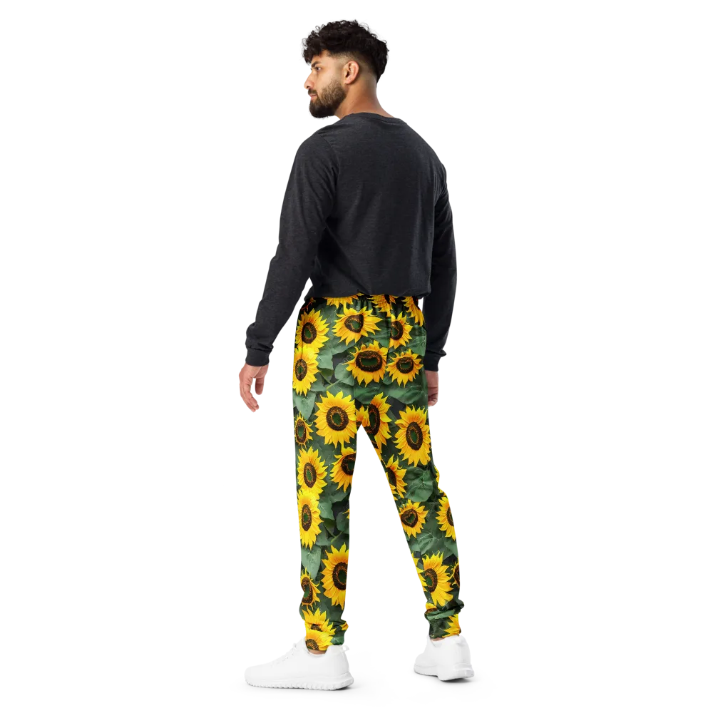 Sunlit Harvest on Men's Joggers — Back