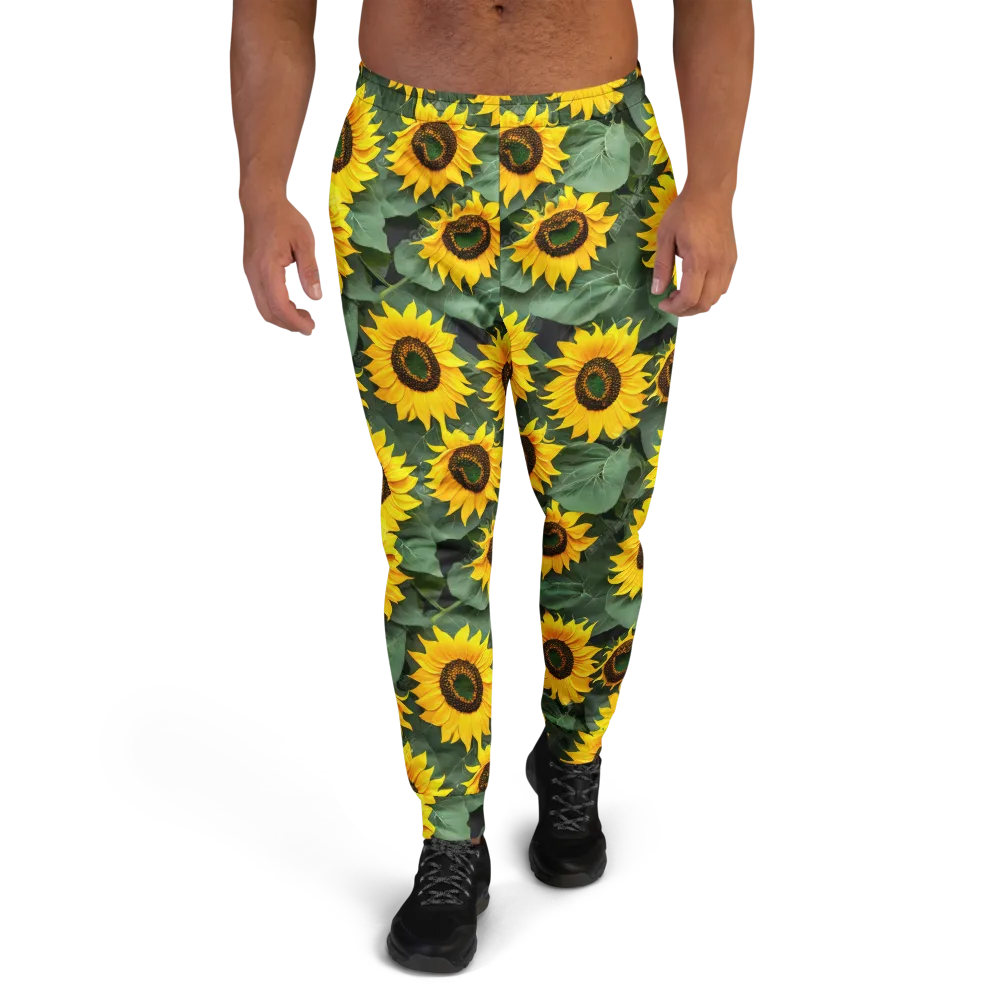 Sunlit Harvest on Men's Joggers — Front