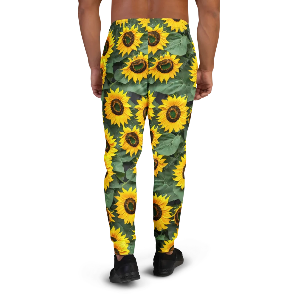 Sunlit Harvest on Men's Joggers — Back
