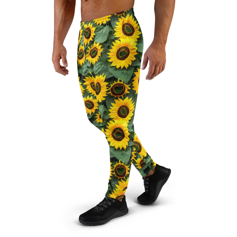 Sunlit Harvest on Men's Joggers — Left
