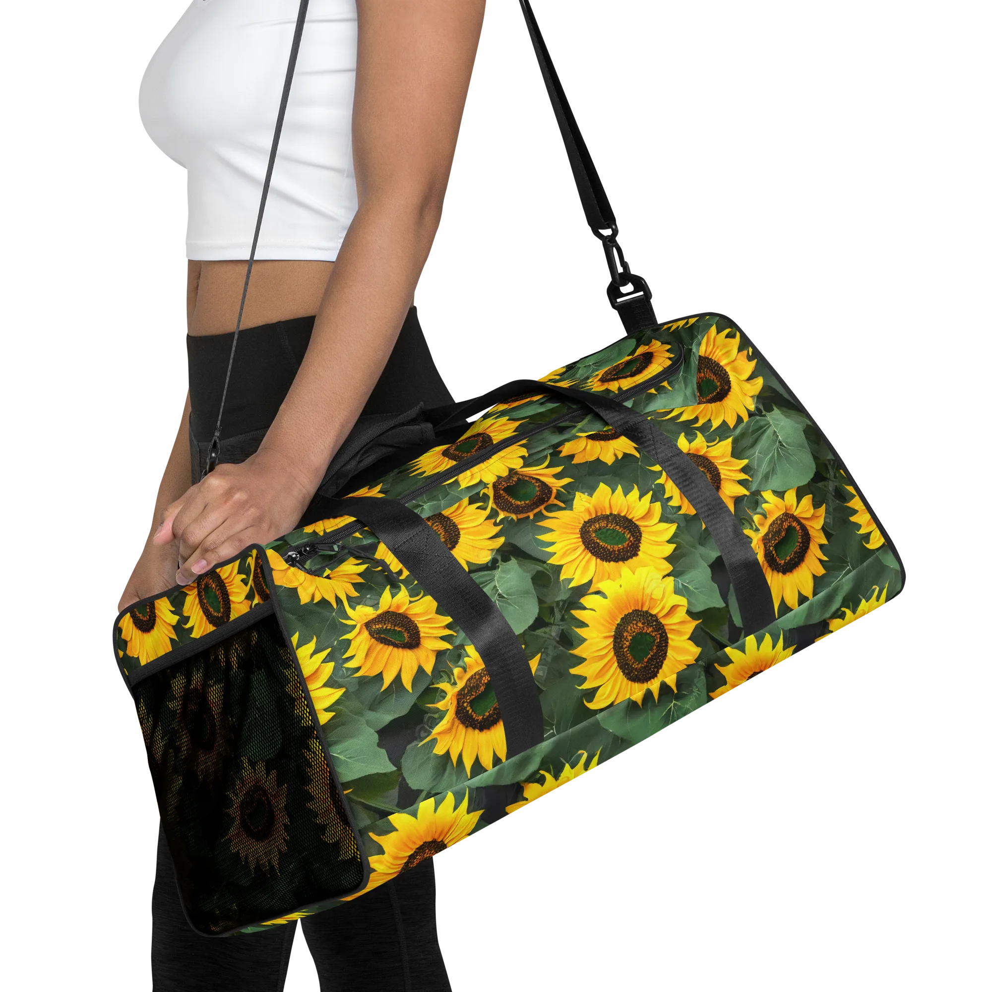 Sunlit Harvest on Duffle Bag — Front
