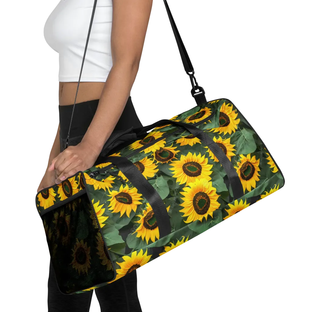 Sunlit Harvest on Duffle Bag — Front