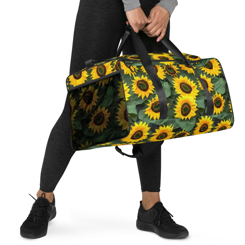Sunlit Harvest on Duffle Bag — Right Front