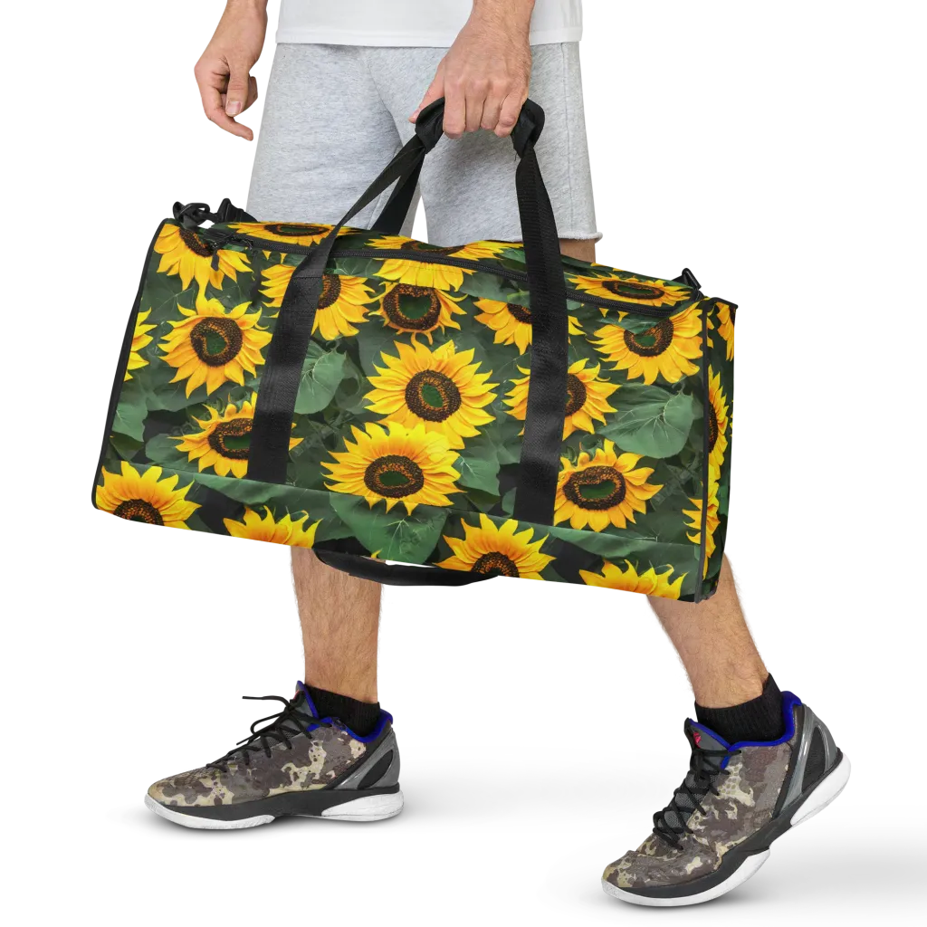 Sunlit Harvest on Duffle Bag — Front