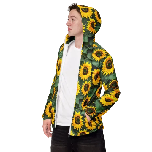 Sunlit Harvest on a Men's Windbreaker