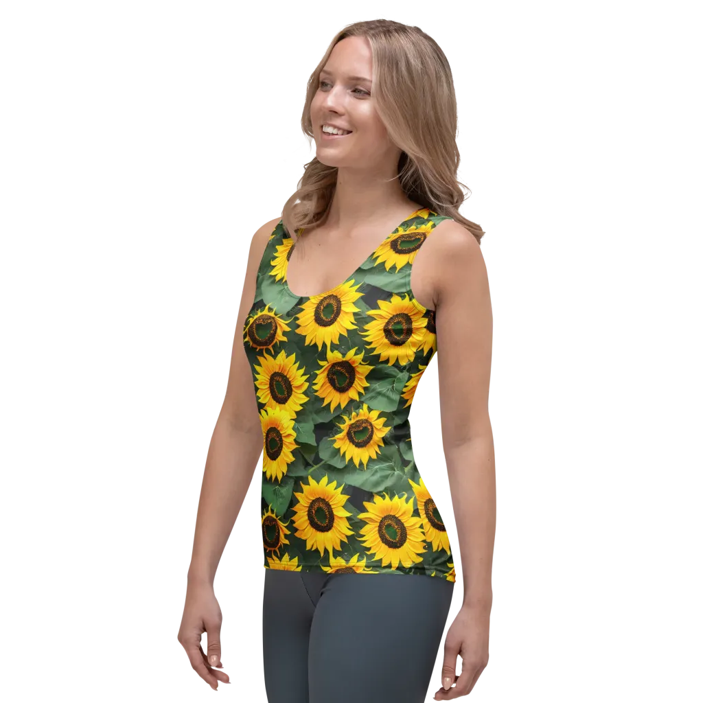 Sunlit Harvest on Women's Tank Top — Left Front