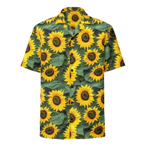 Sunlit Harvest on a Button Shirt