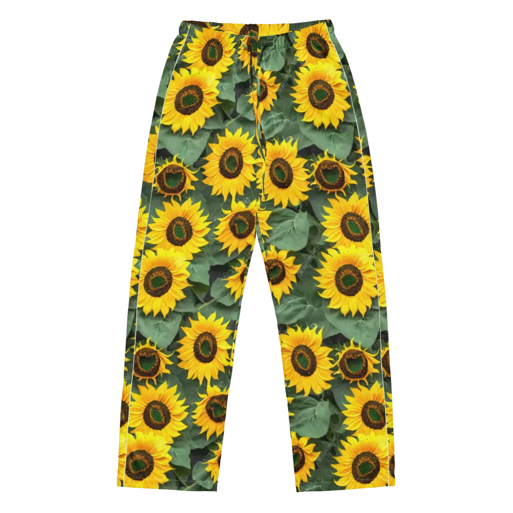 Sunlit Harvest on Women's Pajama Pants — Front