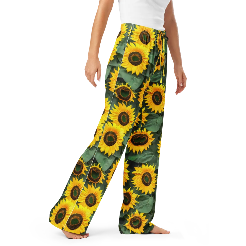 Sunlit Harvest on Women's Pajama Pants — Right Front