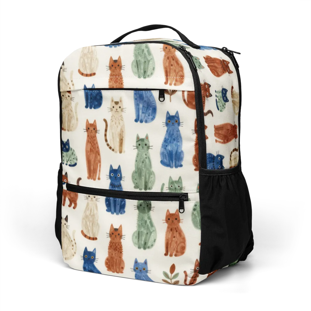 Whisker Garden on Utility Backpack — Left Front
