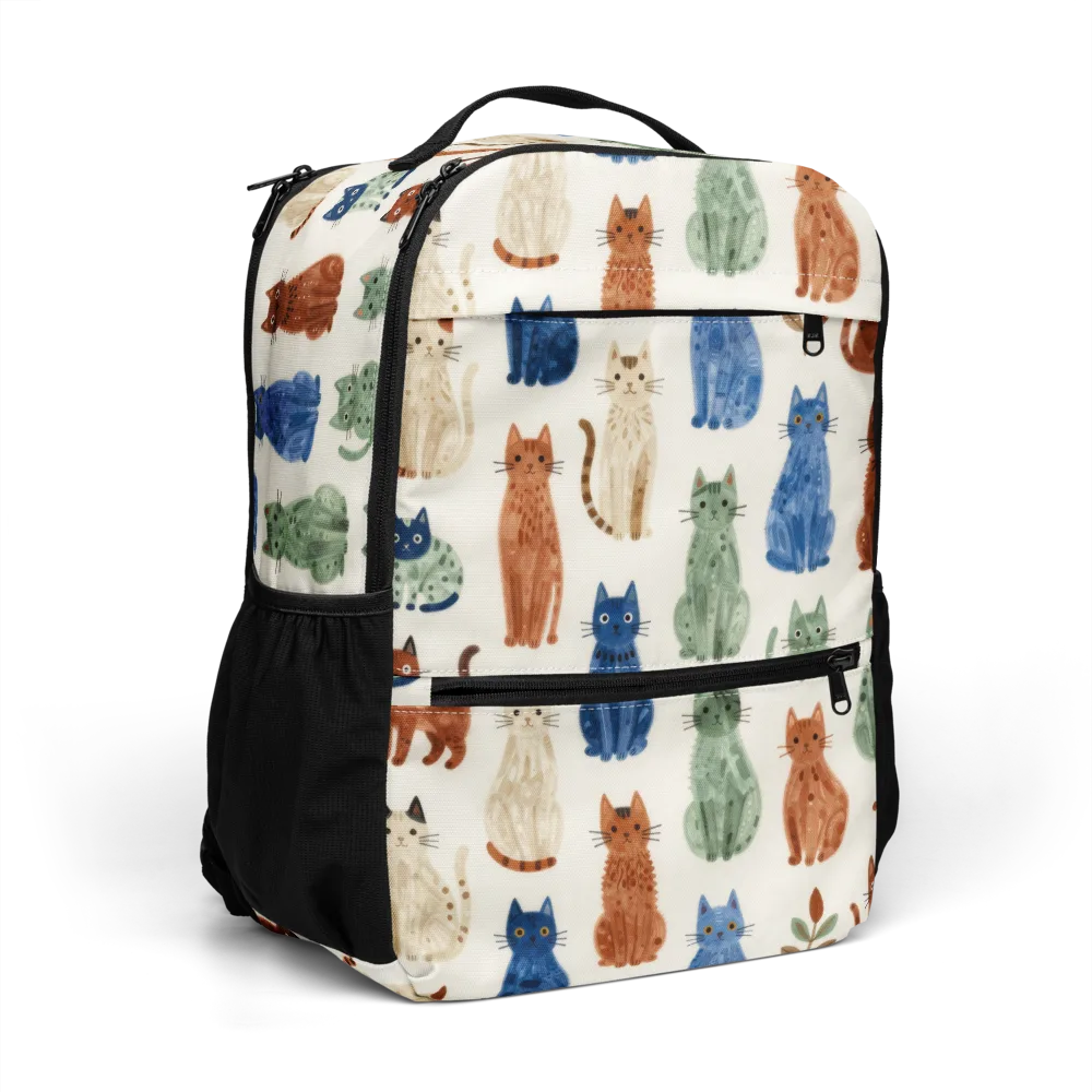 Whisker Garden on Utility Backpack — Right Front