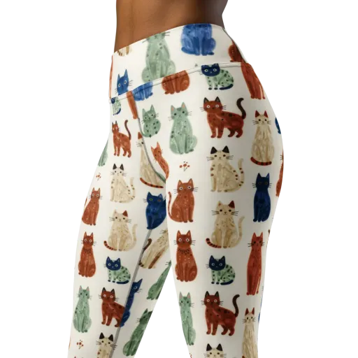 Whisker Garden on a Yoga Leggings