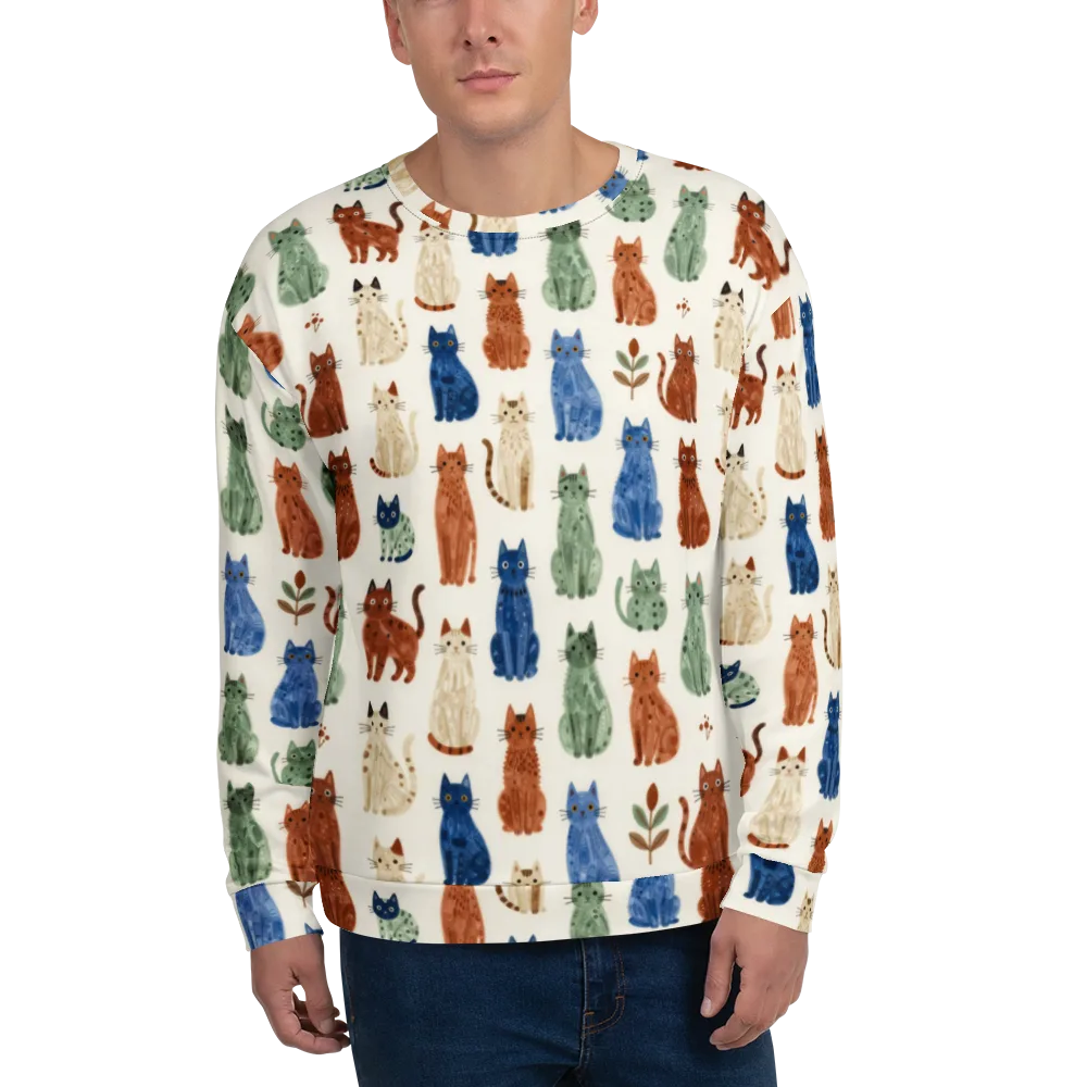 Whisker Garden on Sweatshirt — Front