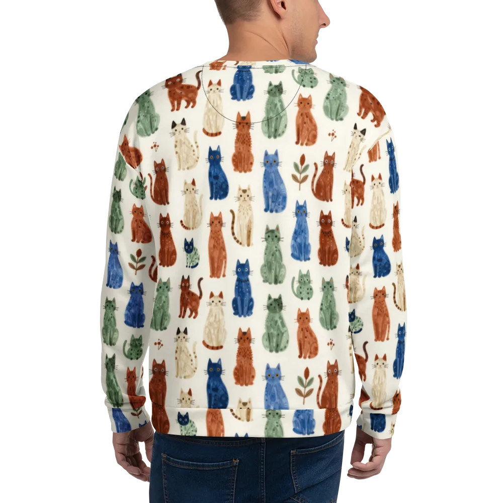 Whisker Garden on Sweatshirt — Back