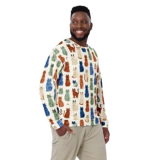 Whisker Garden on a Sweatshirt