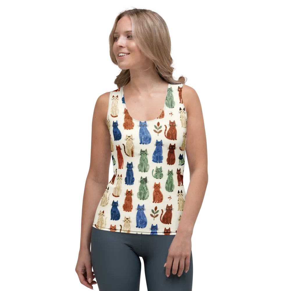 Whisker Garden on Women's Tank Top — Front