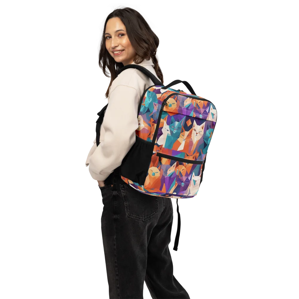 Prismatic Prowl on Utility Backpack — Back
